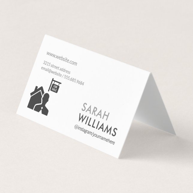 Carte De Visite Vente Immobilier (Devant)