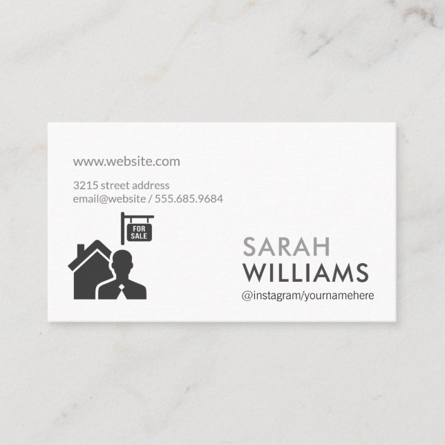 Carte De Visite Vente Immobilier (Devant)