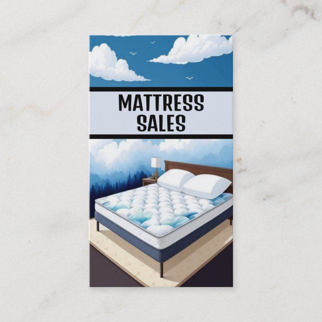 Carte De Visite Ventes de matelas (Devant)