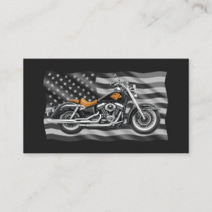 Carte De Visite Ventes de motos Machine de liberté Acier sur rayur