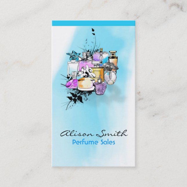 Carte De Visite Ventes de parfum (Devant)