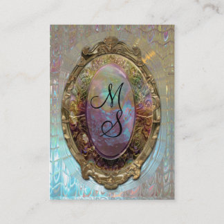 Carte De Visite Veraspeece Baroque Monogramme Professionnel
