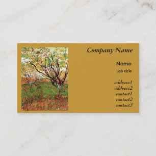 Carte De Visite Verger en fleurs Vincent van Gogh