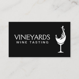 Carte De Visite Verre à vin
