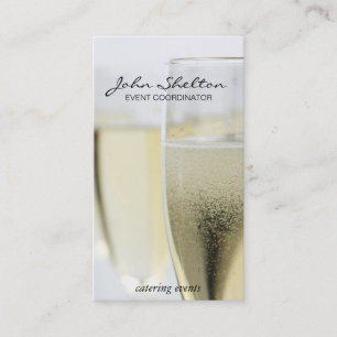 Carte De Visite Verre de champagne 2   De près