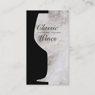 Carte De Visite Verre de vin   Contre-espace avec Arrière - plan e