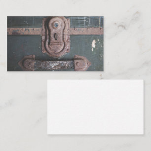 Carte De Visite Verrouillage du coffre vintage