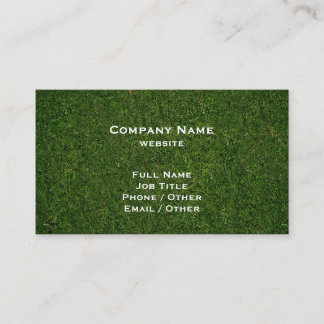 Carte de visite vert