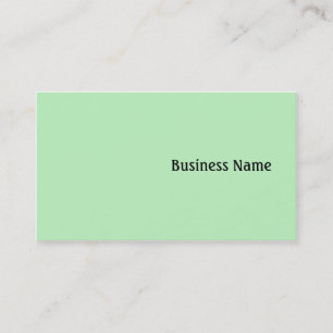 Carte De Visite Vert