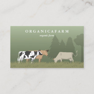 Carte De Visite Vert agricole