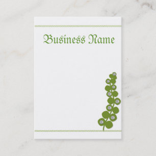 Carte De Visite Vert allant