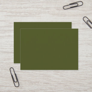Carte de visite vert armée Mighty