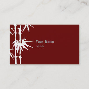 Carte De Visite Vert bambou