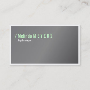 Carte De Visite Vert citron