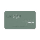 Vert | Code QR minimaliste élégant moderne