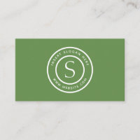 Vert moderne simple simple professionnel de logo