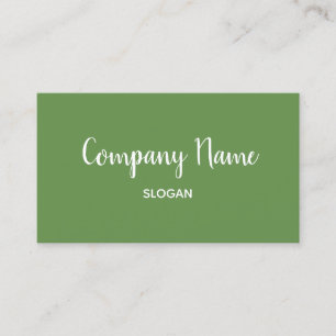 Carte De Visite Vert mousse