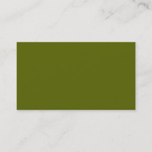 Carte de visite vert olive