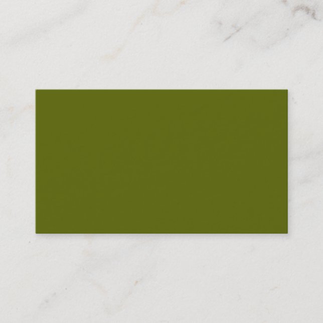 Carte de visite vert olive (Devant)