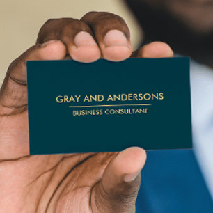 CARTE DE VISITE VERT SIMPLE MINIMALISTE PROFESSIONNEL PROPRE