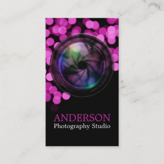 Carte de visite vertical b de photographe