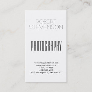 Carte de visite vertical d'artiste de photo de