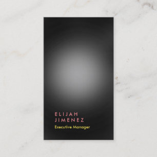 Carte De Visite Vertical Grey Élégant Professionnel Moderne