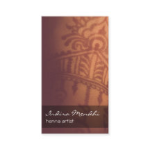 Verticale bouddhiste de Mendhi Namecard de henné
