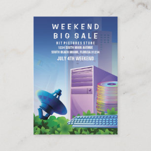 Carte De Visite Verticale de commercialisation de vente de