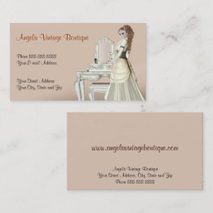 Carte De Visite Vêtements vintages Thrift Shop Boutique