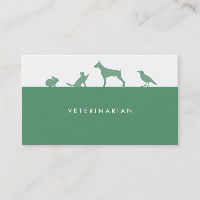 carte de visite vétérinaire (Devant)