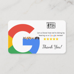 Carte De Visite Vétérinaire Google Modèle d'examen avec code QR