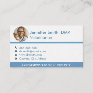 Carte De Visite Vétérinaire professionnel personnalisable