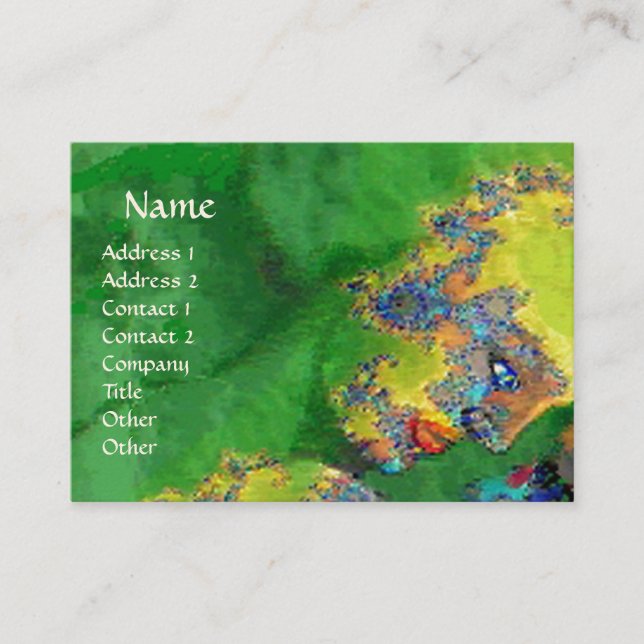 CARTE DE VISITE VIBRATIONS DE MATIÈRE (Devant)