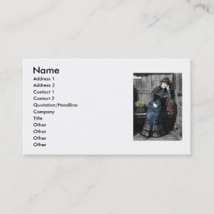 Carte de visite victorien