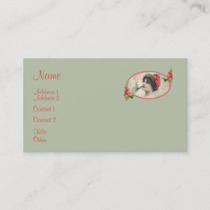Carte de visite victorien de femme