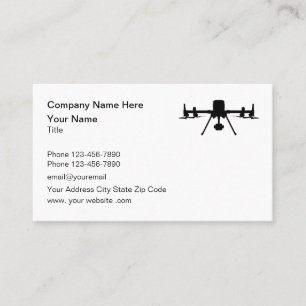 Carte De Visite Vidéographie de la photographie des drones aériens