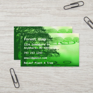 Carte De Visite Vie verte