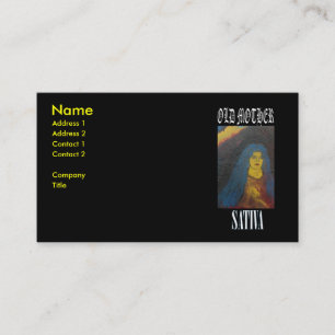 CARTE DE VISITE VIEILLE MÈRE SATIVA
