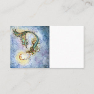 Carte de visite vierge Mermaid Moon