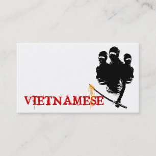 Carte De Visite vietnamien : nouilles de ninja