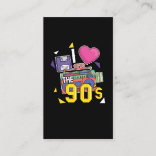 Carte De Visite Vieux festival de musique des années 90 Né dans 