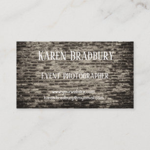 Carte De Visite Vieux mur de briques