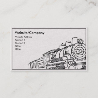 Carte De Visite Vieux nombre 9