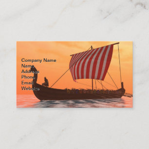 Carte De Visite Viking Longship Ventures