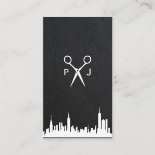 Carte De Visite Ville   Coiffeuse   Barre