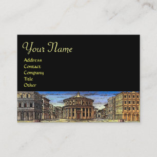 Carte De Visite VILLE IDÉALE, noir