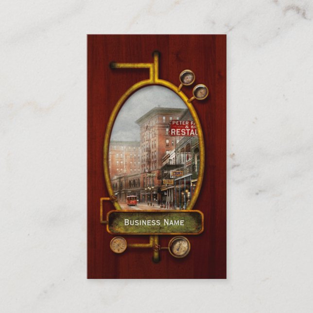 Carte De Visite Ville - Nouvelle-Orléans - Un regard sur St Charle (Devant)