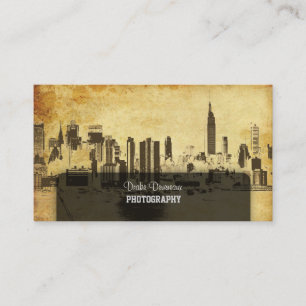 Carte De Visite Ville Scape, New York, cru de PixDezines