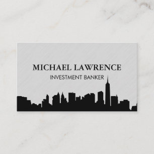 Carte De Visite Ville Skyline